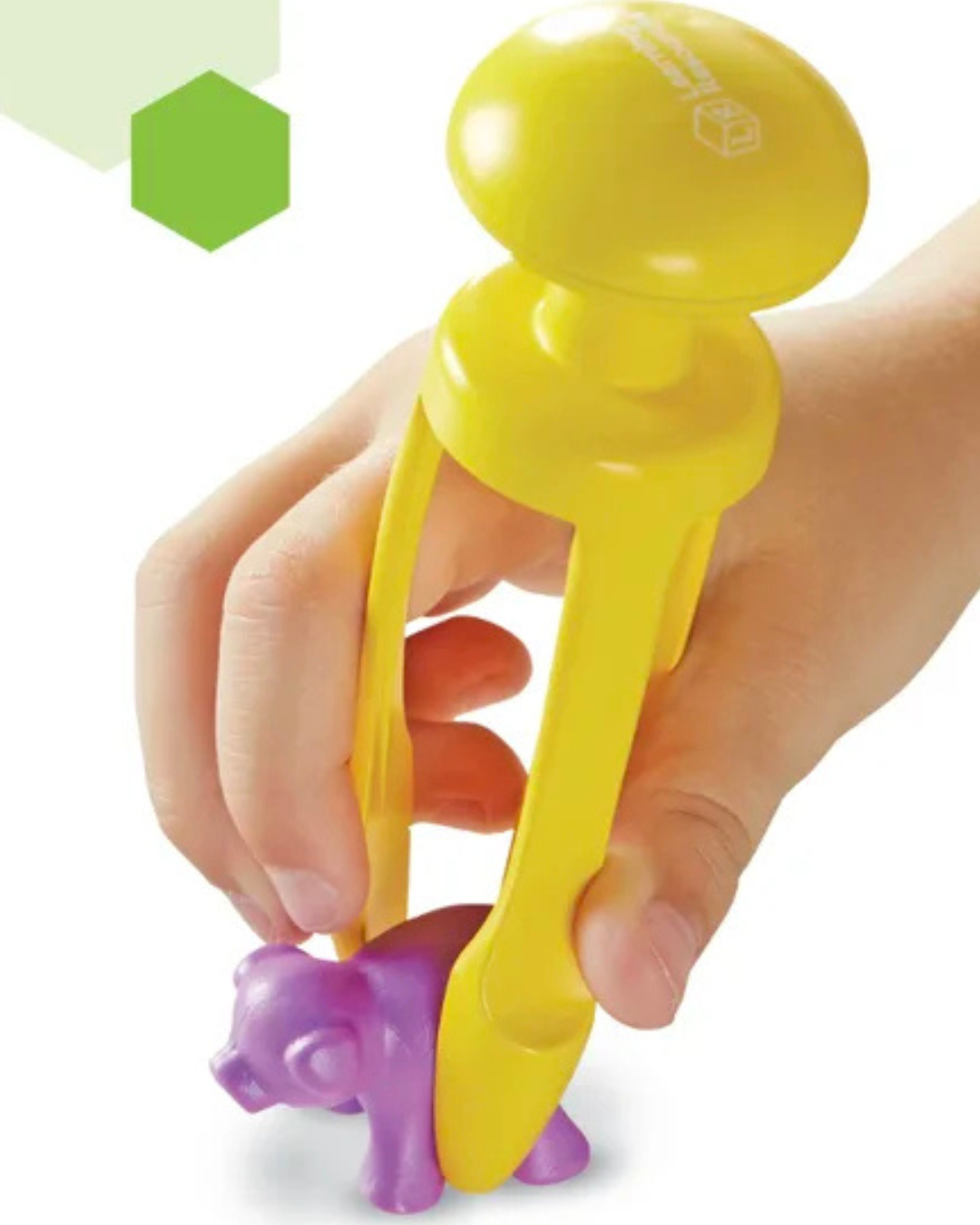 Learning Resources – Senzorické kleštičky Tri-Grip – sada 6 ks (Tri-Grip Tongs) 2